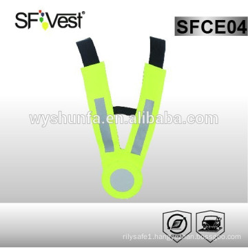 2015 hot sell elastic adjusting child safety hi-vis reflective strap vest safety strip